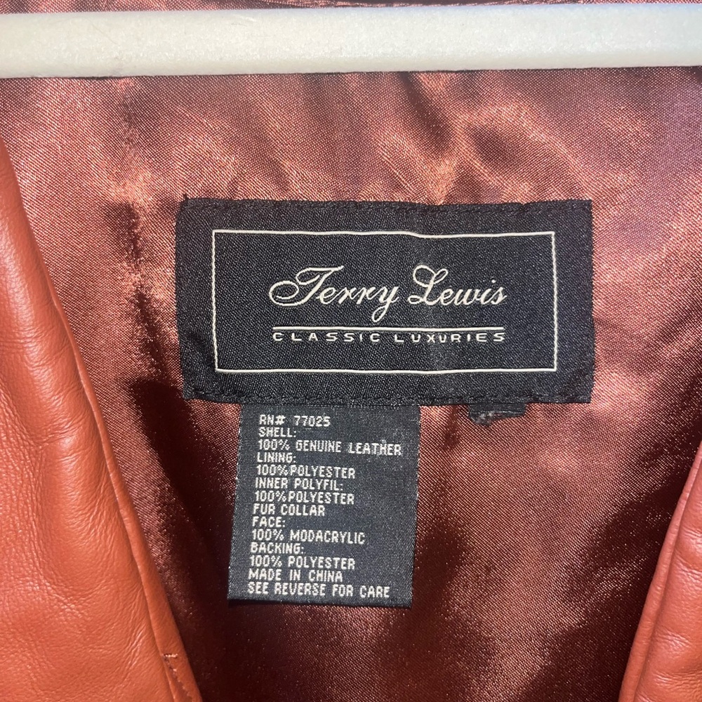 Terry Lewis Classic Luxuries Leather Jacket - Rich Brown